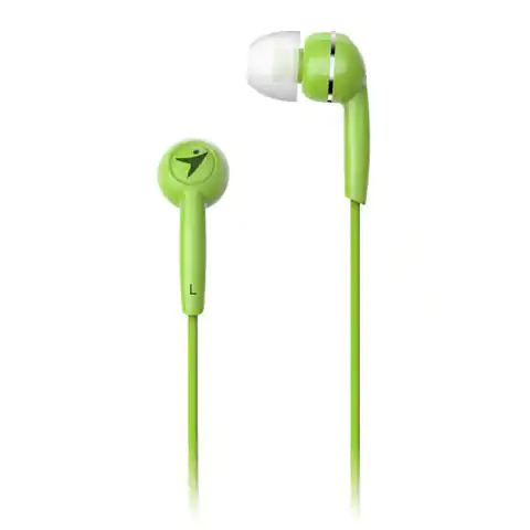⁨Genius HS-M320, headphones, in-line without volume control, green, in-ear type 3.5 mm jack⁩ at Wasserman.eu