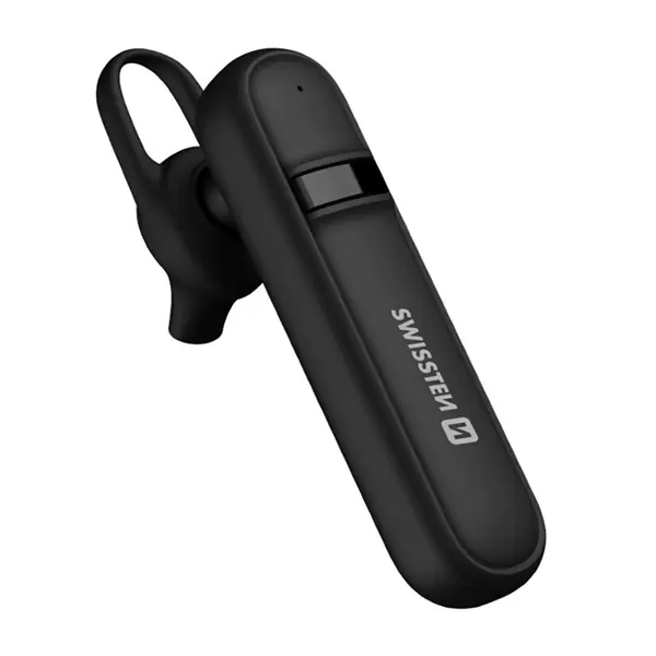 ⁨SWISSTEN Bluetooth headset caller / słuchawka bluetooth słuchawka bluetooth handsfree, regulacja głośności, czarna, bluetooth⁩ w sklepie Wasserman.eu