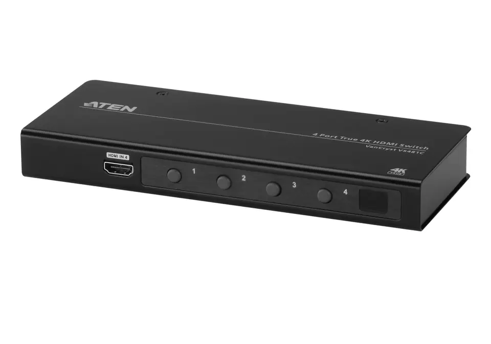 ⁨4-Port True 4K HDMI Switch VS481C-AT-G⁩ at Wasserman.eu