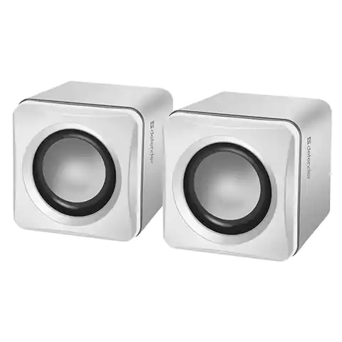 ⁨Defender speakers SPK-33, 2.0, 5W, white, compact size, 100Hz~20kHz⁩ at Wasserman.eu