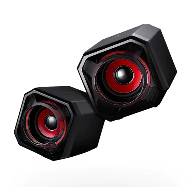 ⁨SureFire compact computer speakers Gator Eye 2.0, 5W, black, volume control, USB⁩ at Wasserman.eu