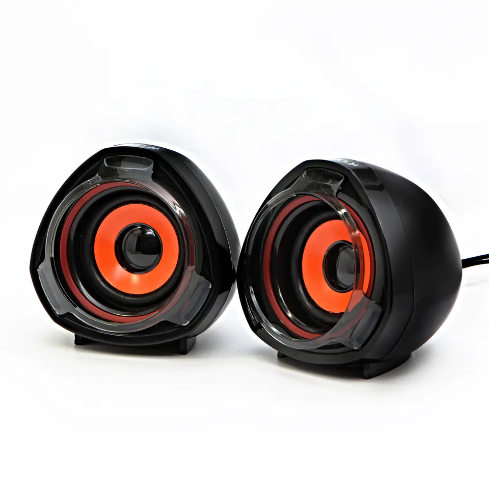 ⁨Logo speakers SPZ2, 2.0, 5W, black, volume control⁩ at Wasserman.eu