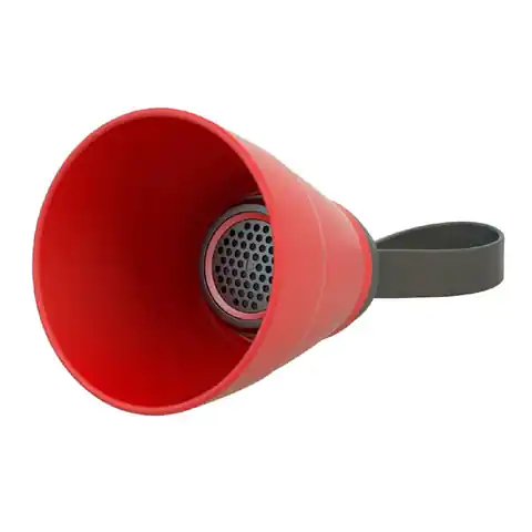 ⁨YZSY Głośnik bluetooth SALI, 1.0, 3W, czerwony, regulacja głośności, składany, wodoodporny⁩ w sklepie Wasserman.eu