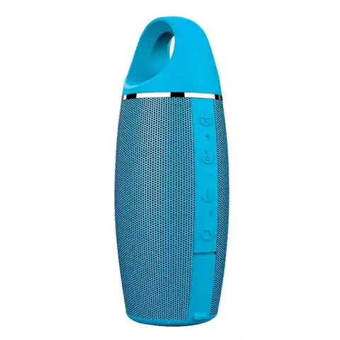 ⁨YZSY Głośnik bluetooth FLABO, 2x5W, niebieski, regulacja głośności⁩ w sklepie Wasserman.eu