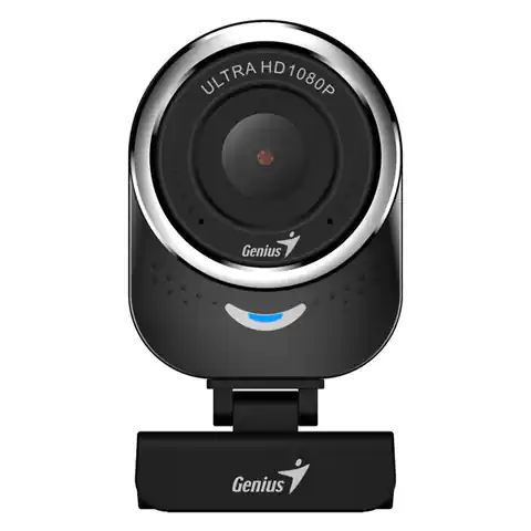 ⁨Genius kamera web Full HD QCam 6000, 1920x1080, USB 2.0, czarna, Windows 7 a vyšší, FULL HD, 30 FPS⁩ w sklepie Wasserman.eu