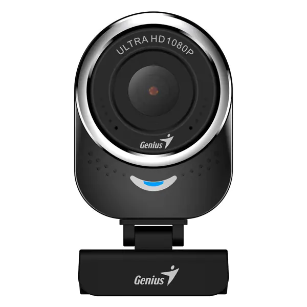 ⁨Genius kamera web Full HD QCam 6000, 1920x1080, USB 2.0, czarna, Windows 7 a vyšší, FULL HD, 30 FPS⁩ w sklepie Wasserman.eu