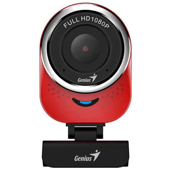 ⁨Genius webcam Full HD QCam 6000, 1920x1080, USB 2.0, red, Windows 7 and vyšší, FULL HD, 30 FPS⁩ at Wasserman.eu