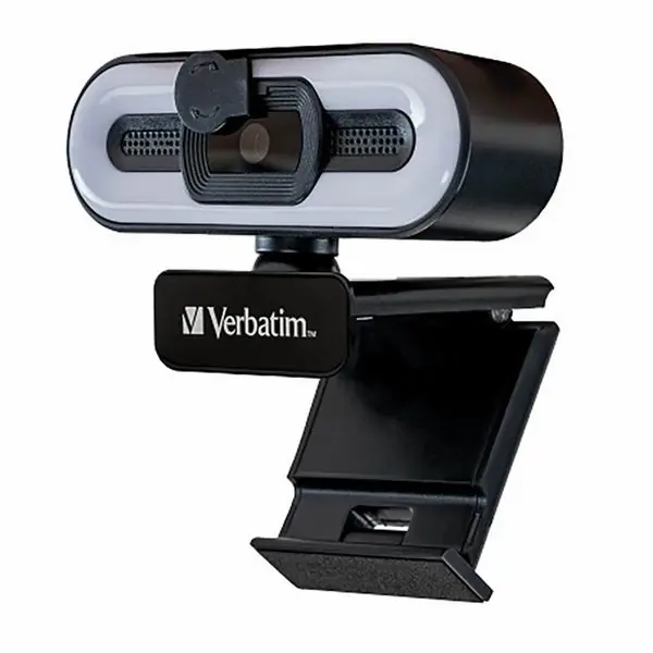 ⁨Verbatim Full HD web camera 2560x1440, 1920x1080, USB 2.0, black, Windows, Mac OS X, Linux kernel, Android Chrome, FULL HD, 30 FP⁩ at Wasserman.eu