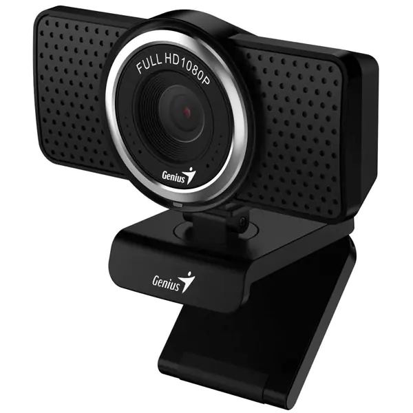 ⁨Genius Web kamera ECam 8000, 2,1 Mpix, USB 2.0, czarna, EOL⁩ w sklepie Wasserman.eu