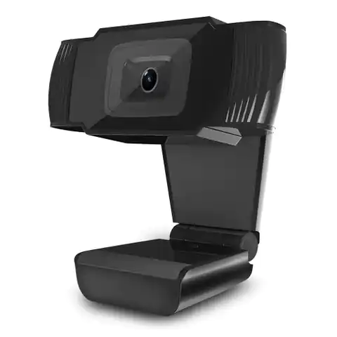 ⁨Powerton HD Webkamera PWCAM1, 720p, USB, czarna⁩ w sklepie Wasserman.eu
