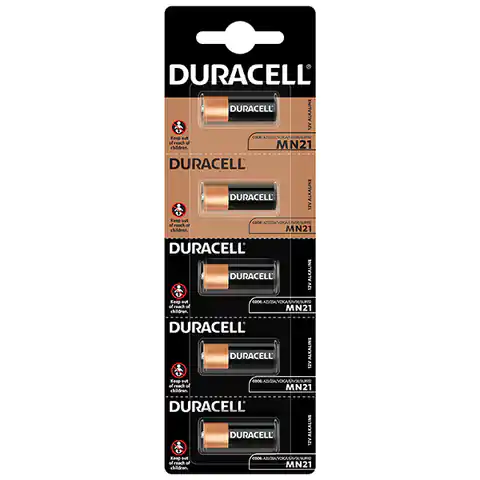 ⁨Bateria alkaliczna, 23AE, MN21, A24, Duracell, blistr, 5-pack, 42464⁩ w sklepie Wasserman.eu