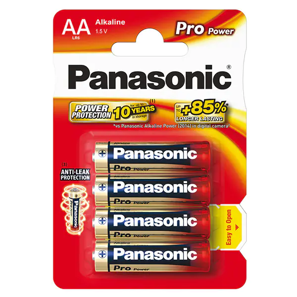 ⁨Panasonic AA/LR6, Alkaline, 4pc(s) Panasonic AA/LR6⁩ at Wasserman.eu