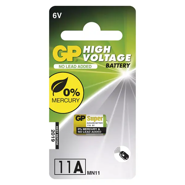 ⁨Bateria specjalna alkaliczna, 11AF, 6V, GP, blistr, 1-pack, specjalny⁩ w sklepie Wasserman.eu
