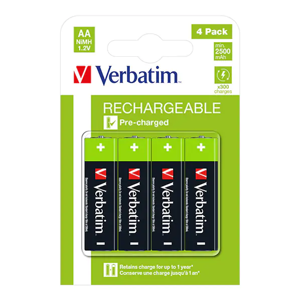 ⁨Verbatim 49517 household battery Single-use battery AA Nickel-Metal Hydride (NiMH)⁩ at Wasserman.eu