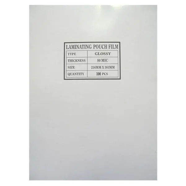 ⁨Folia laminacyjna, A4, 80mic, antystatyczne, połysk, 100szt⁩ w sklepie Wasserman.eu