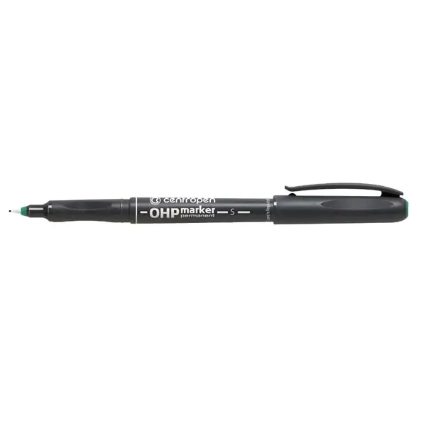 ⁨Centropen, marker 2634, green, 10pcs, 0.3mm, alcohol-based, price for 1 pc⁩ at Wasserman.eu