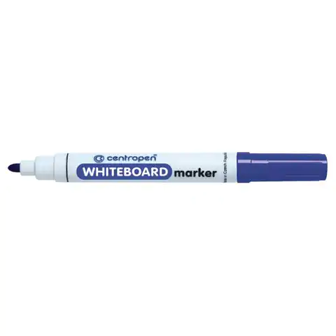 ⁨Centropen, whiteboard marker 8559, niebieski, 10szt, 2.5mm, na bazie alkoholu, cena za 1 szt⁩ w sklepie Wasserman.eu