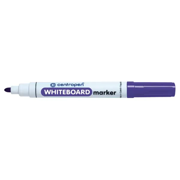 ⁨Centropen, whiteboard marker 8559, fioletowy, 10szt, 2.5mm, na bazie alkoholu, cena za 1 szt⁩ w sklepie Wasserman.eu
