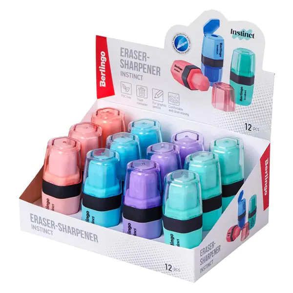 ⁨Berlingo, Instinct sharpener, color, 12pcs⁩ at Wasserman.eu