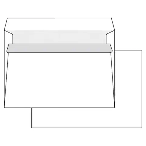 ⁨Self adhesive envelope, C5, 162 x 229mm, white, Krpa, mail, 50pcs.⁩ at Wasserman.eu