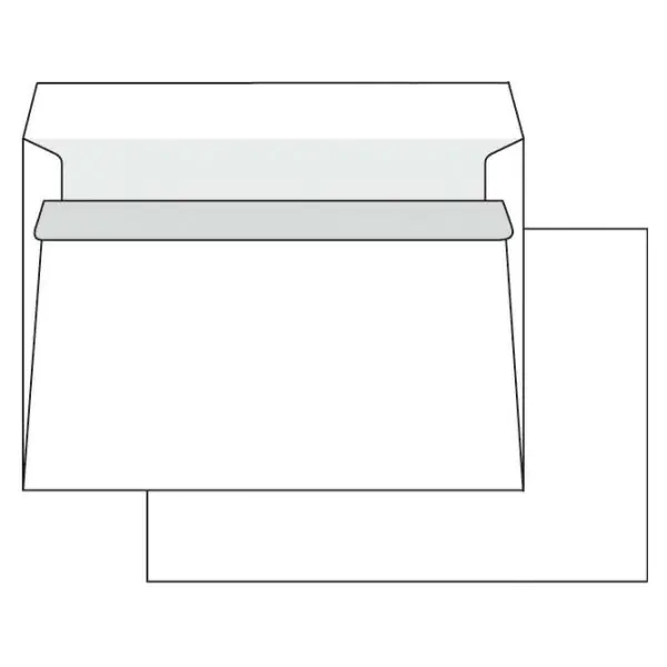 ⁨Koperta samoprzylepna/y, C6, 114 x 162mm, biała, Krpa, pocztowa, 1000szt.⁩ w sklepie Wasserman.eu