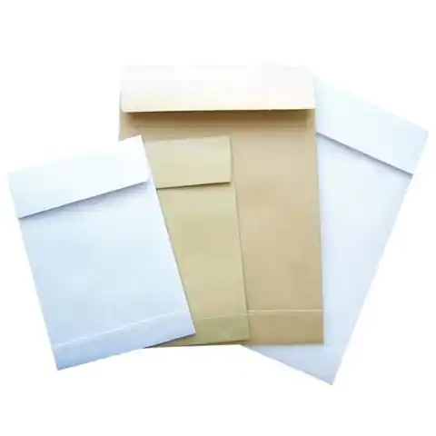 ⁨Self Adhesive Tote bag, C4, 229 x 324mm, white, Krpa, 25pcs⁩ at Wasserman.eu
