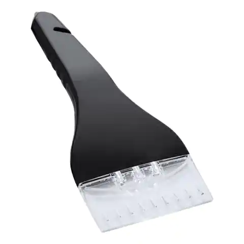 ⁨Drapak do szyb z LED czarna, plastikowy, z oświetleniem LED⁩ w sklepie Wasserman.eu