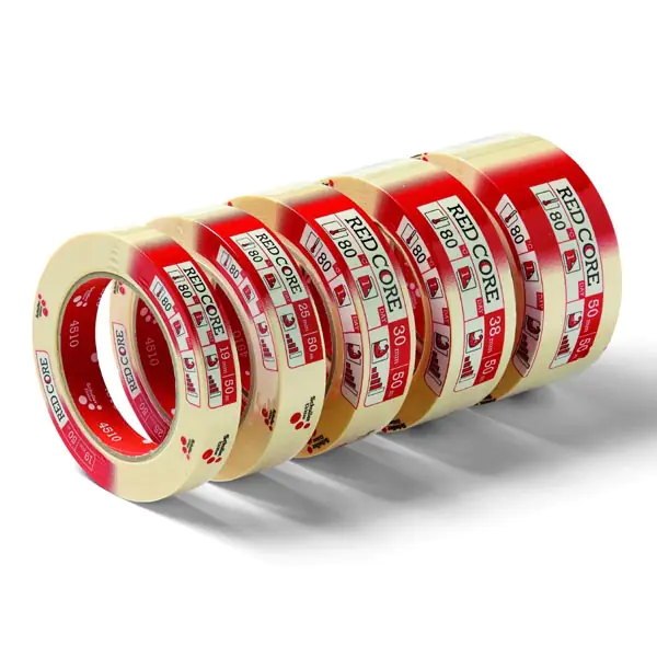 ⁨Taśma Pakowa, RED CORE, maskująca, Schuller Eh,klar, żółta, 50mm, 50m⁩ w sklepie Wasserman.eu