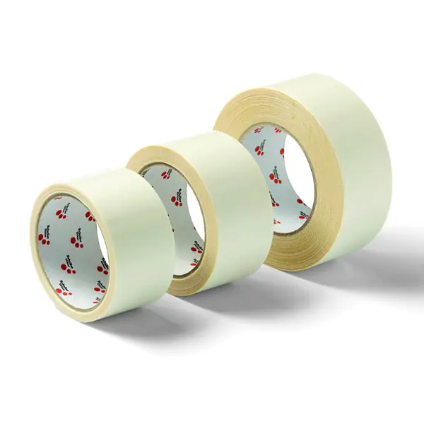 ⁨Taśma Pakowa, TWIN TAPE COTTON, dwustronna, Schuller Eh,klar, mleczna, 50mm, 25m⁩ w sklepie Wasserman.eu