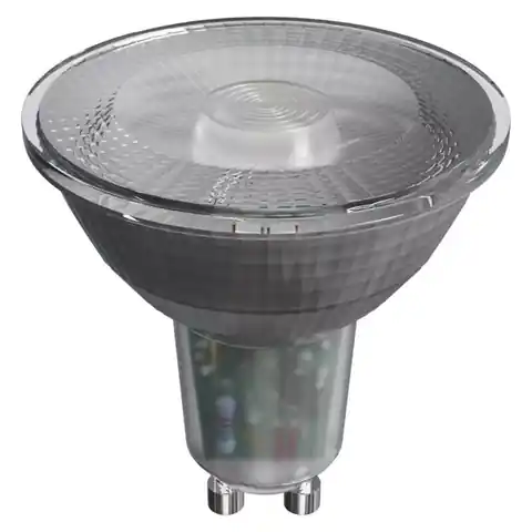 ⁨LED żarówka EMOS Lighting GU10, 220-240V, 4.2W, 333lm, 3000k, ciepła biel, 30000h, Classic MR16 52x50x50mm⁩ w sklepie Wasserman.eu