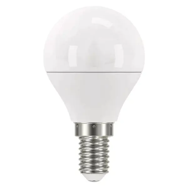 ⁨LED żarówka EMOS Lighting E14, 220-240V, 5W, 470lm, 2700k, ciepła biel, 30000h, Mini Globe 45x78mm⁩ w sklepie Wasserman.eu