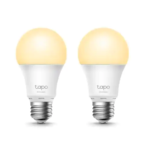 ⁨LED żarówka TP-LINK Tapo L510E, E27, 220-240V, 8.7W, 806lm, 2700k, ciepła biel, 15000h, stmívatelná chytrá Wi-Fi žárovka, 2 kusy v⁩ w sklepie Wasserman.eu