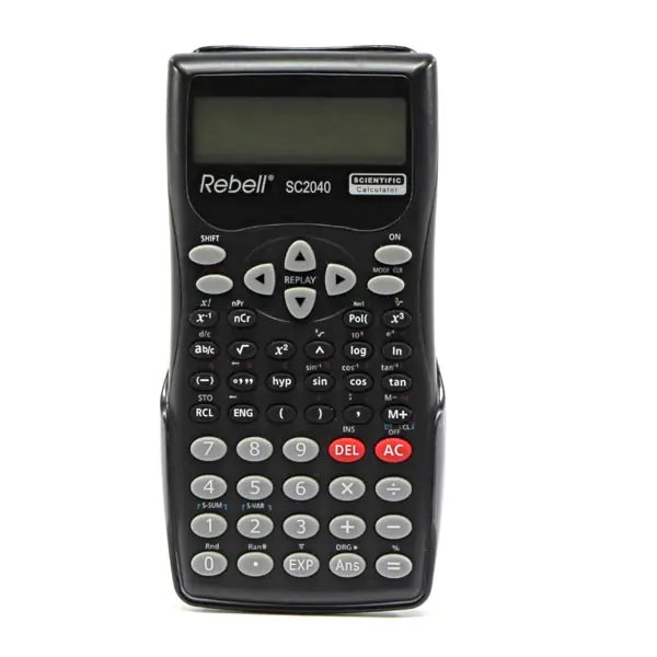 ⁨Rebell Kalkulator RE-SC2040 BX, czarna, naukowy⁩ w sklepie Wasserman.eu