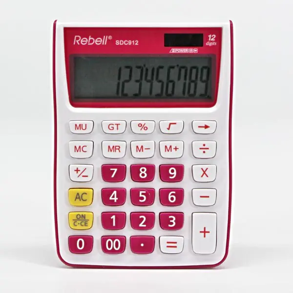 ⁨Rebell Calculator RE-SDC912PK BX, pink, desk, 12 seats⁩ at Wasserman.eu