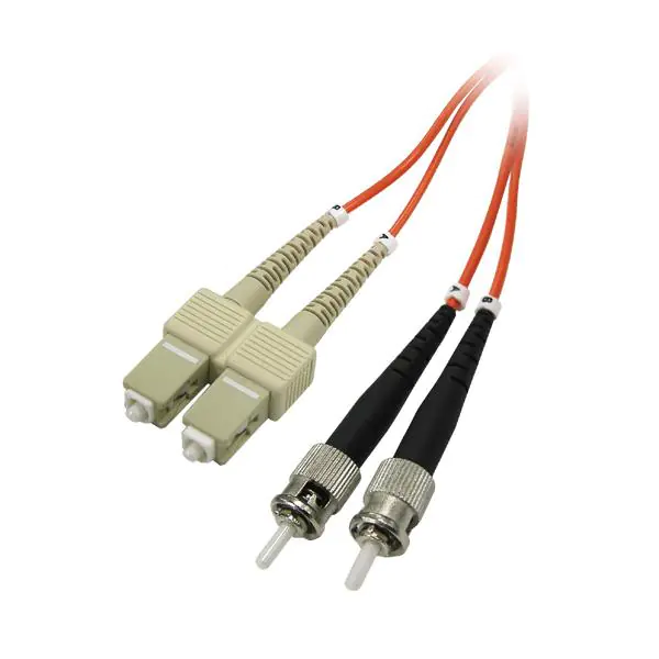 ⁨Optyczny Patch Cord Multi mod (50/125), ST - SC, 1m, economy, EOL⁩ w sklepie Wasserman.eu