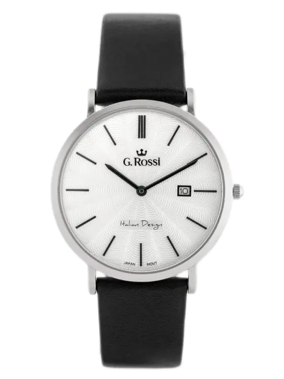 ZEGAREK MĘSKI G. ROSSI - 10853A - SLIM (zg184a) + BOX w sklepie Wasserman.eu