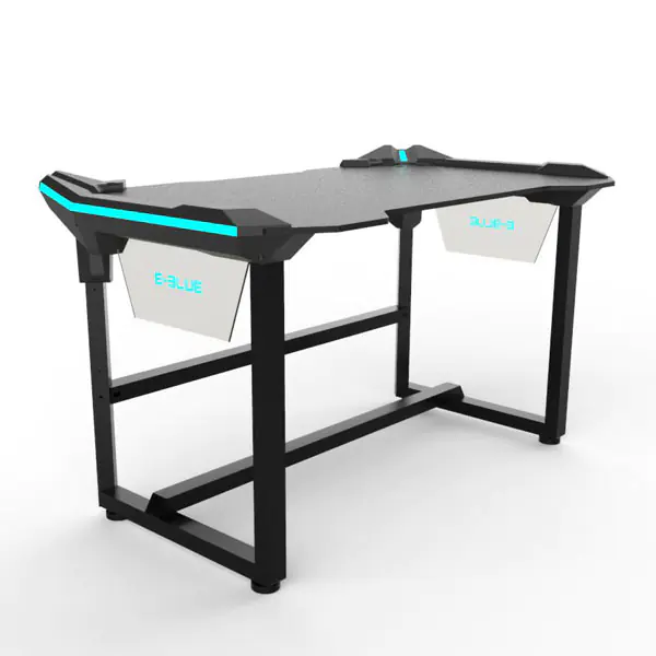 ⁨E-blue Gaming desk EGT536BK, 136.5 x 80.3cm, 81 cm, backlight, for desk top okelejenie⁩ at Wasserman.eu