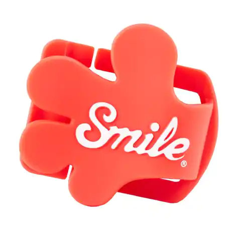 ⁨Smile klips do mocowania osłony obiektywu Giveme5, czerwony, 16400⁩ w sklepie Wasserman.eu