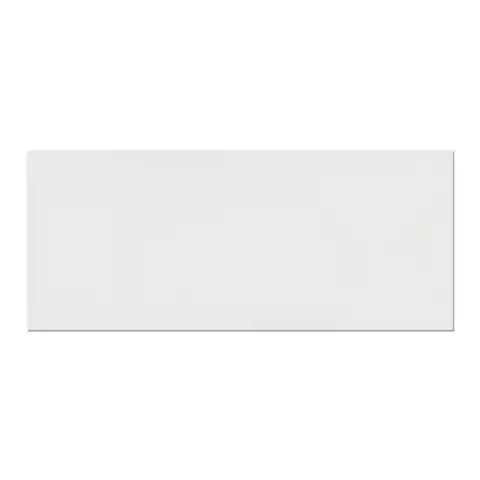 ⁨Blat biurka, biała, 140x75x1,8 cm, laminowana płyta wiórowa, Powerton⁩ w sklepie Wasserman.eu