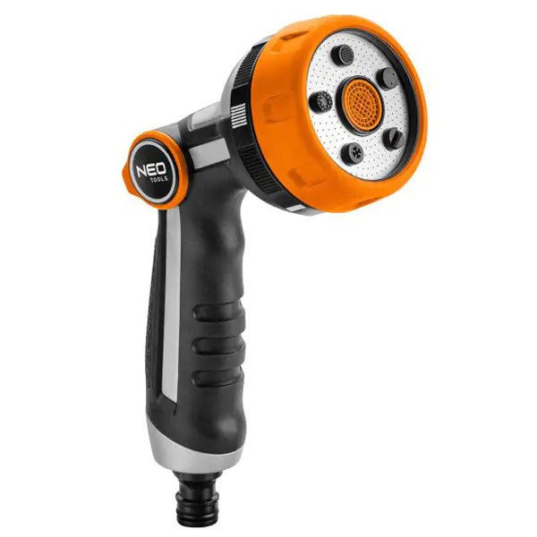⁨Multifunction sprinkler, 5 functions, with smooth adjustment, metal dial⁩ at Wasserman.eu