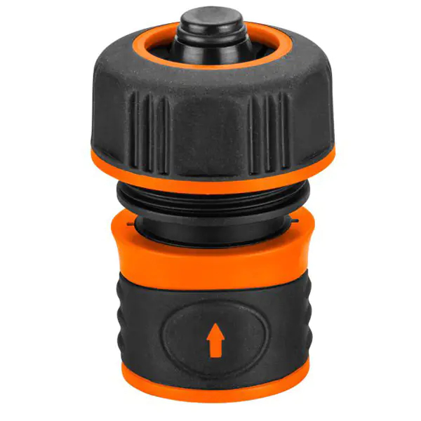 ⁨NEO TOOLS szybkozłączka z funkcją Stop tworzywo sztuczne,, 3/4", pomarańczowo-czarna, 15-723⁩ w sklepie Wasserman.eu