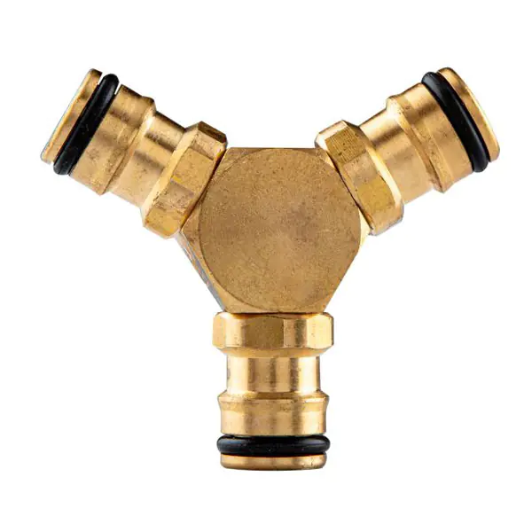 ⁨NEO TOOLS rozdvojka typu Y materiał mosiądz, złoty, 15-748⁩ w sklepie Wasserman.eu