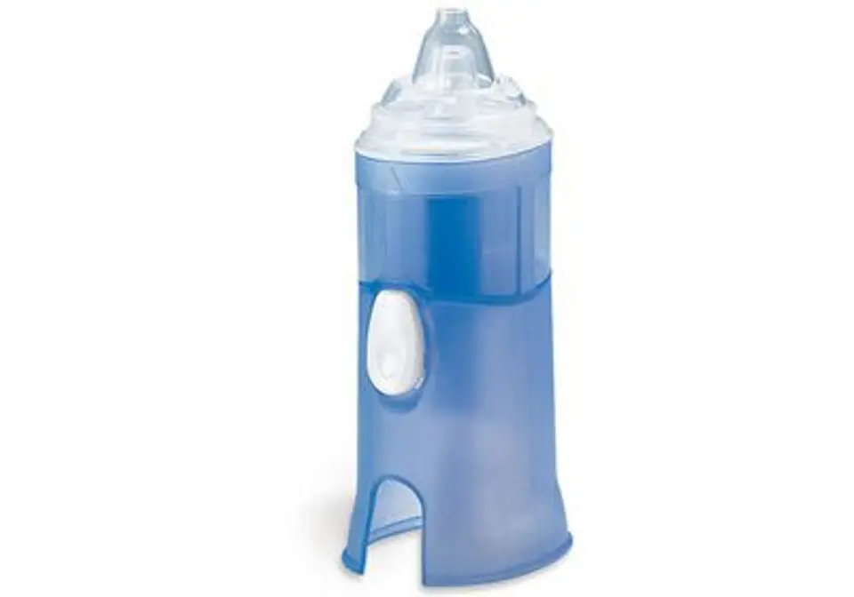 FLAEM RHINO CLEAR NIEBIESKI Nebulizator do oczyszczania zatok, 3 końcówki w sklepie Wasserman.eu