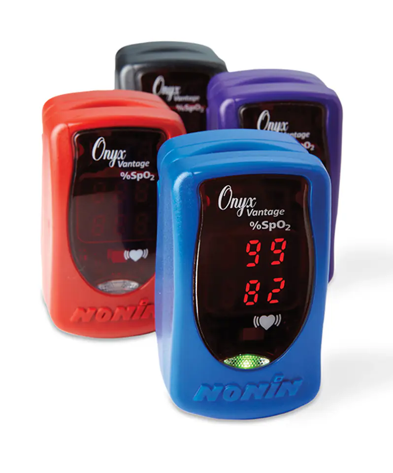 ⁨NONIN ONYX VANTAGE 9590 CZARNY Pulsoksymetr napalcowy, z certyfikacją USA⁩ w sklepie Wasserman.eu
