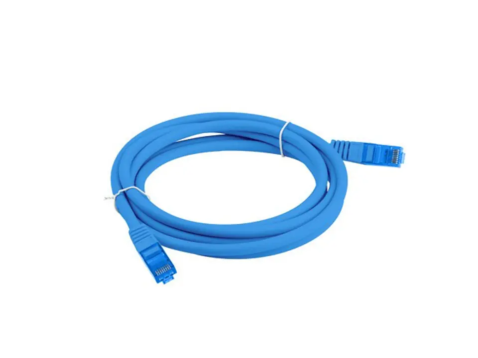 ⁨LANBERG PATCHCORD S/FTP CAT.6A 2M BLUE LSZH⁩ at Wasserman.eu