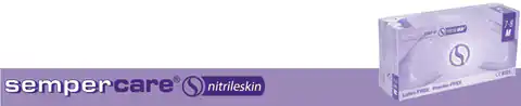 ⁨Sempercare SKIN 2 rękawice nitrylowe PF r. S Rękawiczki diagnostyczne nitrylowe bezpudrowe 200 szt⁩ w sklepie Wasserman.eu
