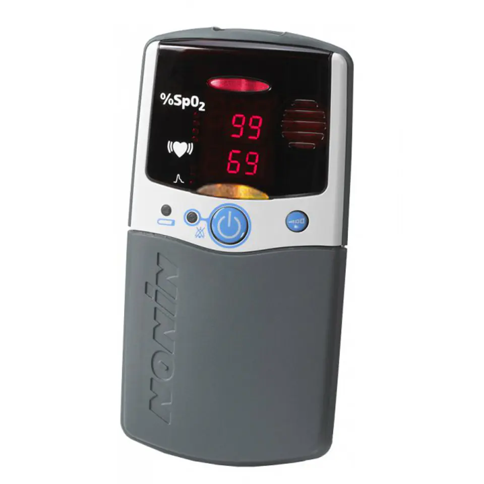 ⁨NONIN PALMSAT 2500A Pulsoksymetr z sensorem dla dorosłych typu klips (model 8000AA-1)⁩ w sklepie Wasserman.eu