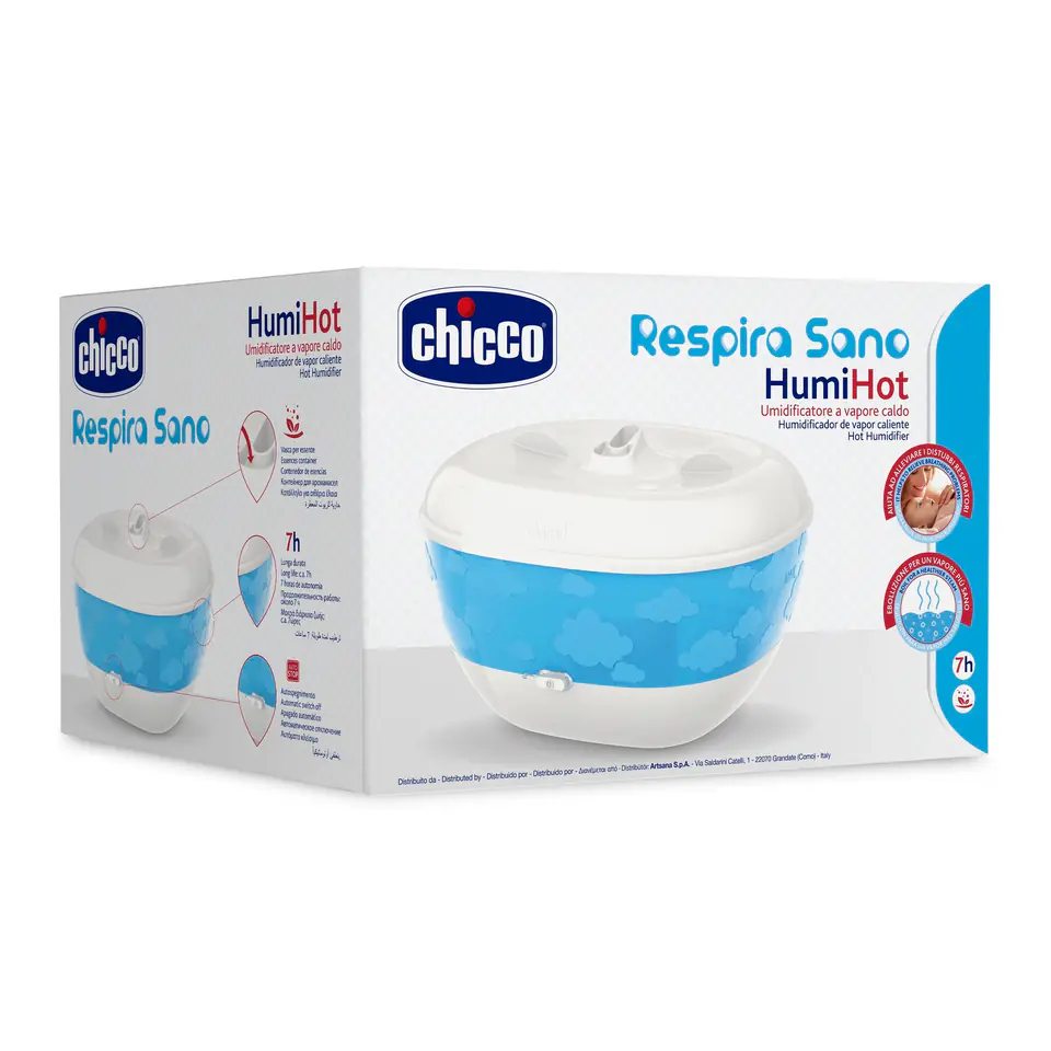 ⁨Chicco Respira Sano HUMI HOT Nawilżacz parowy⁩ w sklepie Wasserman.eu