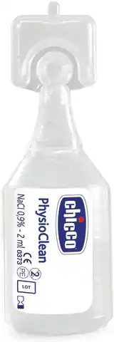 ⁨Chicco Physio Clean ampułki 2ml-33 sztuk Sól fizjologiczna do nebulizacji⁩ w sklepie Wasserman.eu