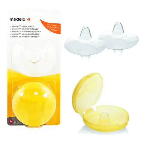 ⁨Medela Contact-M Nakładki na brodawki dla karmiących matek⁩ w sklepie Wasserman.eu